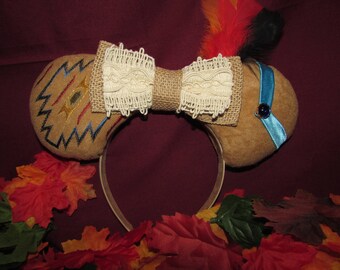 Native Mouse Ears / Headband / Ear Hat