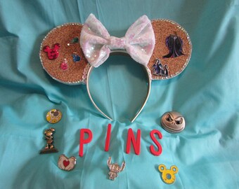 Pin Trader Mouse Ears/ Headband // Cork Ears