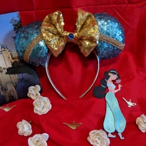 Arabian princess Mouse Ears // Cruise Ears // Custom Ears // Ear Hat // Headband // Princess Ears