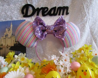 Spring Mouse Ears // Headband // Ear Hat // Pride Ears // Rainbow Ears // Pastel Ears