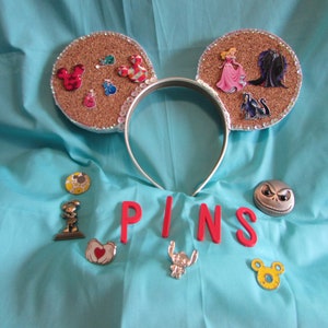 Pin Trader Mouse Ears / Headband // Cork Ears / Ear Hat