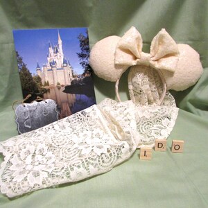 Ivory Bride Ears / Headband / Ear Hat