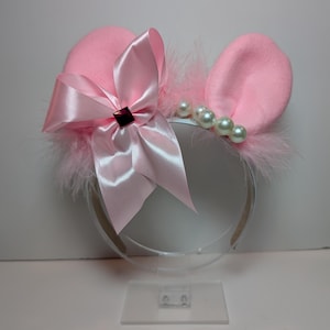 Piggy inspired Mouse Ears// Ear Hat// Headband // Cruise Ears / Pig Ears