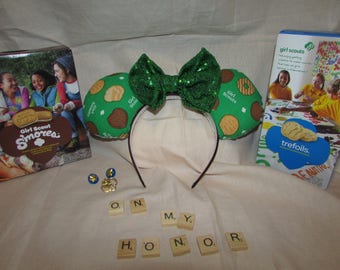 Scout Cookie Mouse Ears / Headband