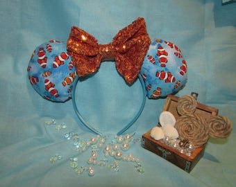 Clown Fish Mouse Ears / Headband