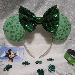 St Patricks Day Mouse Ears / Headband