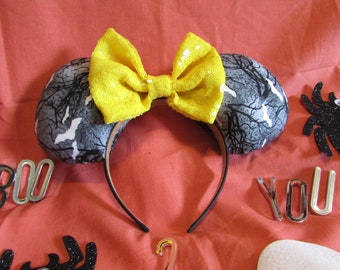 Spooky Mouse Ears // Headband // Halloween Ears // Custom Ears // Cruise Ears