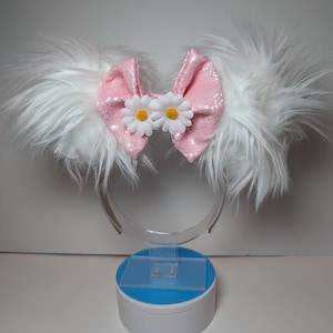 Duck Ears/Daisy Flower/ Ear Hat// Headband