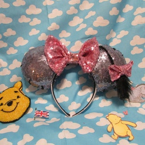 Sad Donkey Sequin Mouse Ears // Headband // Woods / Friends