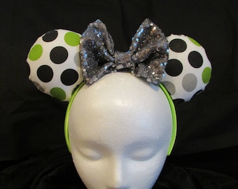 Green Army Mouse Ears / Headband / Ear Hat