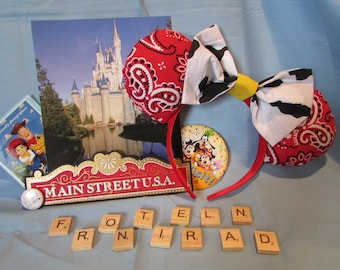 Western Jessie Mouse Ears / Headband / Ear Hat