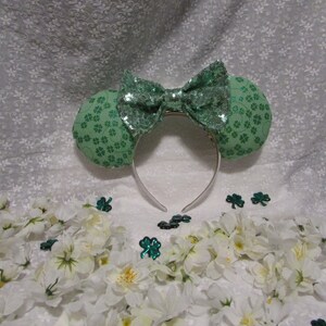 St Patricks Mouse Ears / Headband