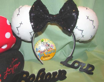 Heartbeat of a Fan Inspired Mouse Ears / Headband / Ear Hat