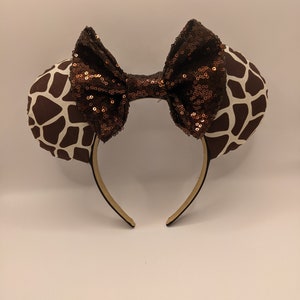 Giraffe Mouse Ears / Animal Ears / Ear Hat / Headband
