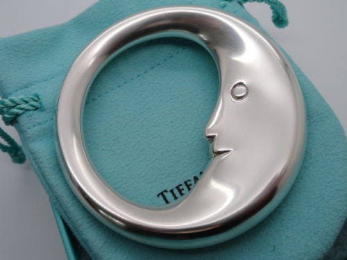 Tiffany & Co. Sterling Silver Man in the Moon Celestial Baby