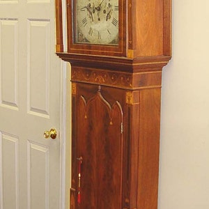 18c Winder Houghton Chorley English Moon Phase Grandfather Clock