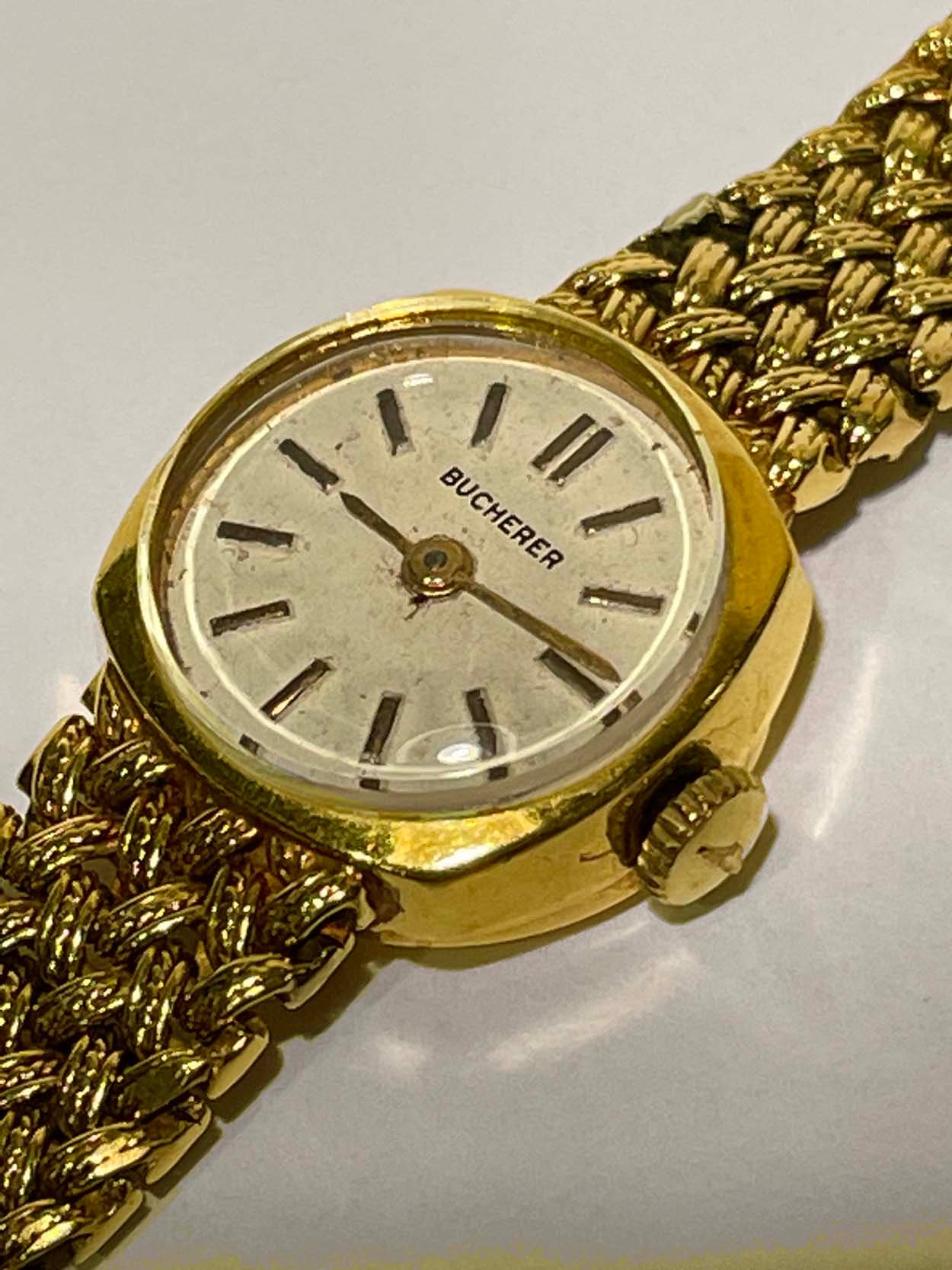 【超歓迎】 18k bucherer - Etsy 日本 時計