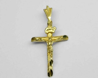 14kt Crucifix - Etsy
