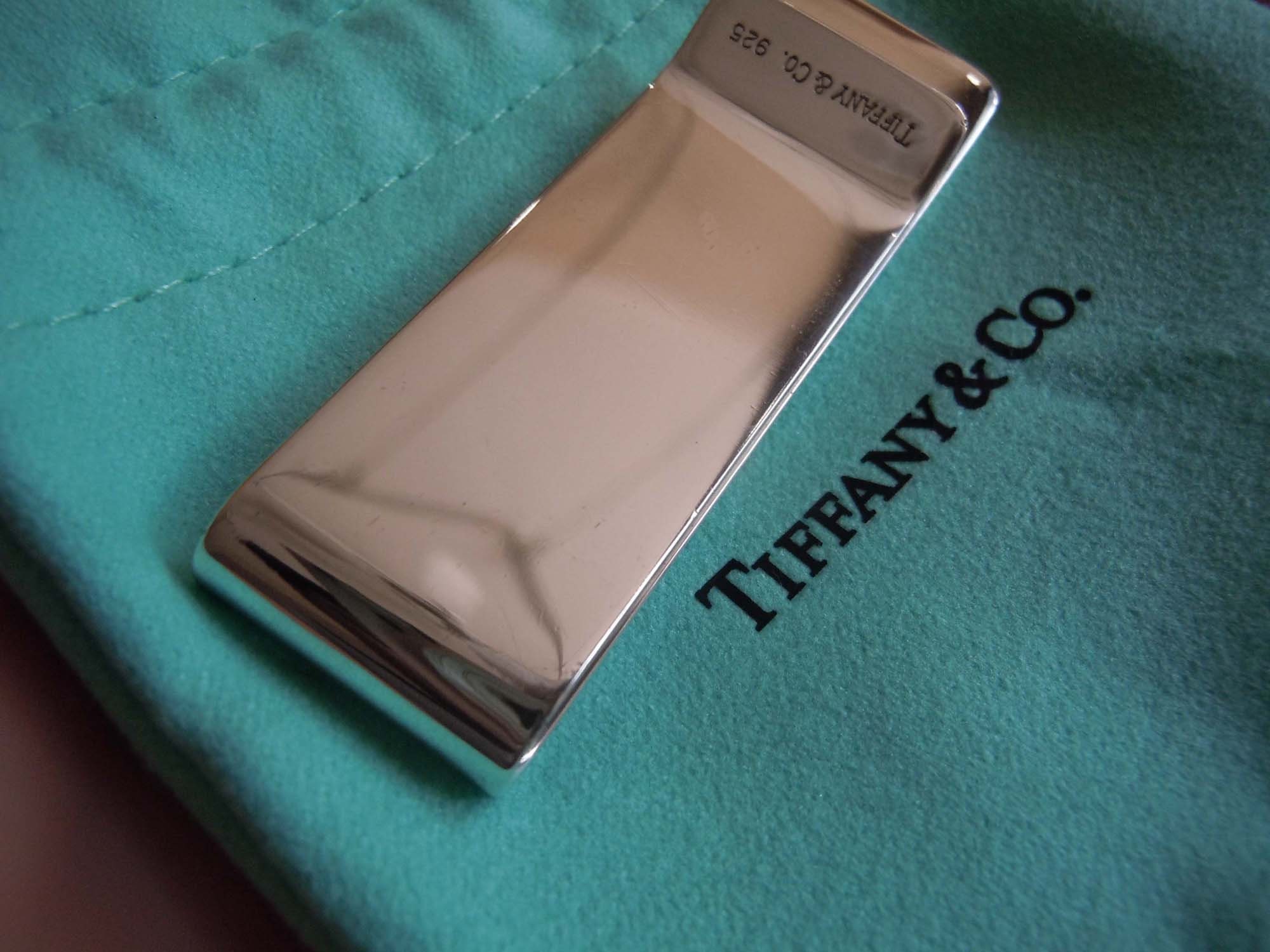 Tiffanyマネークリップ Rare Classic Tiffany Sterling Silver Money Clip With