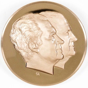 1973 United States of America - Richard Nixon & Spiro Agnew (Second Term) Bronze INAUGURATION MEDALLION Medal High Relief Franklin Mint