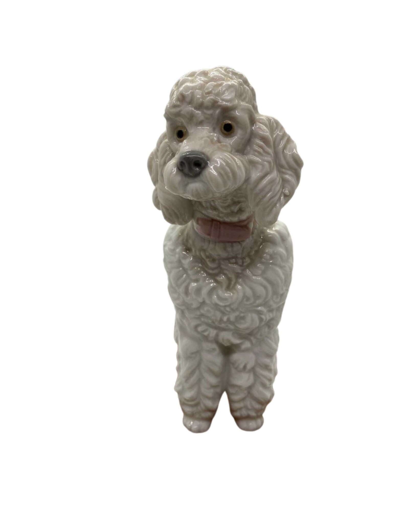 Lladro 1257 12581259 Poodles Playing With Beachball Pink Etsy