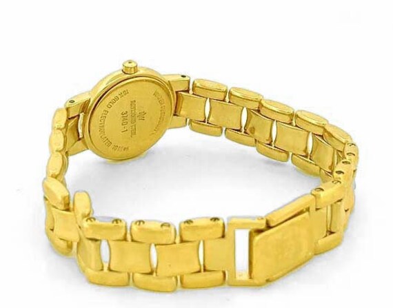 Ladies 18K Yellow Gold Plated Raymond Weil 3740-1 Swiss Quartz