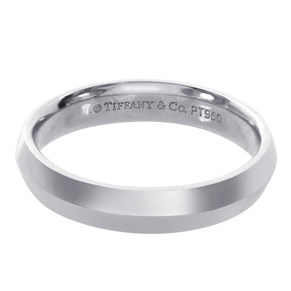 tiffany knife edge wedding band