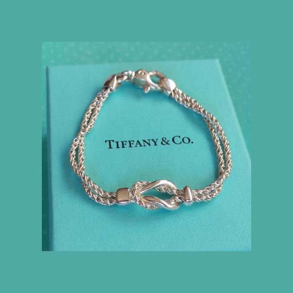 Vintage Italian Silver Bracelet Ropeknot