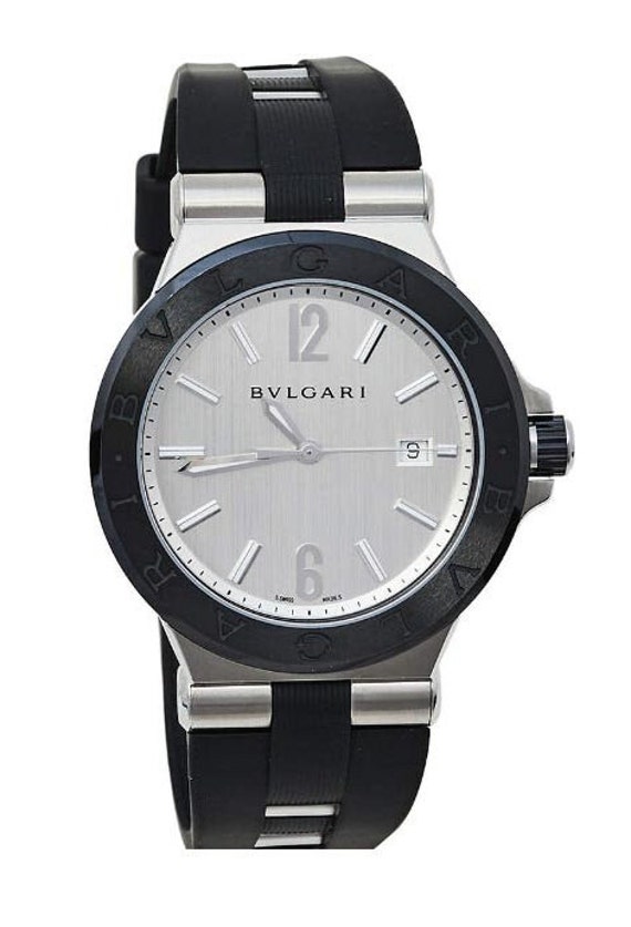 Bvlgari Stainless Steel & Ceramic Diagono 102252 Automatic Men