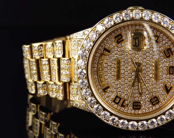 iced out mens rolex