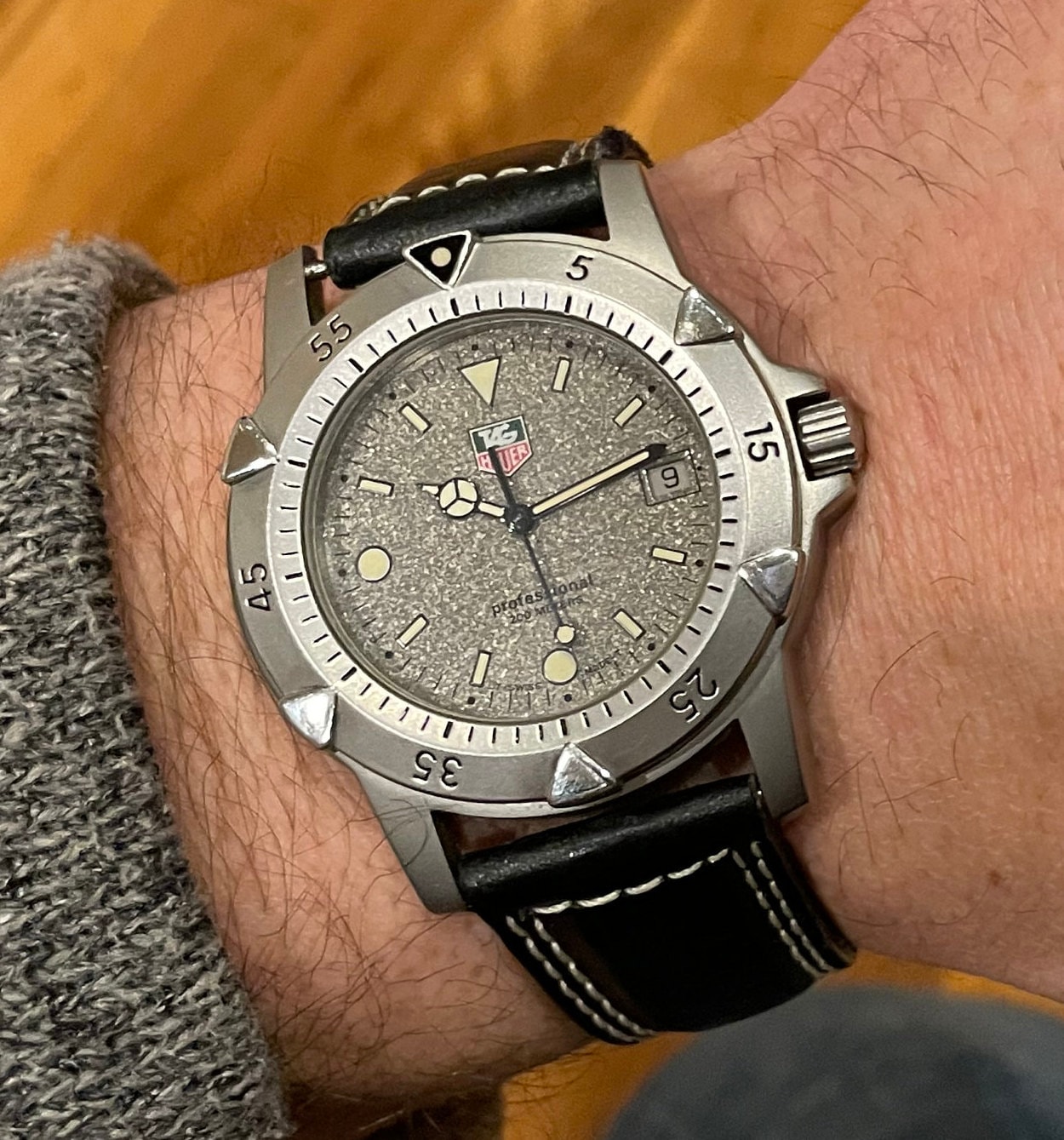 Mens Stainless Steel Tag Heuer Professional 200 Meters