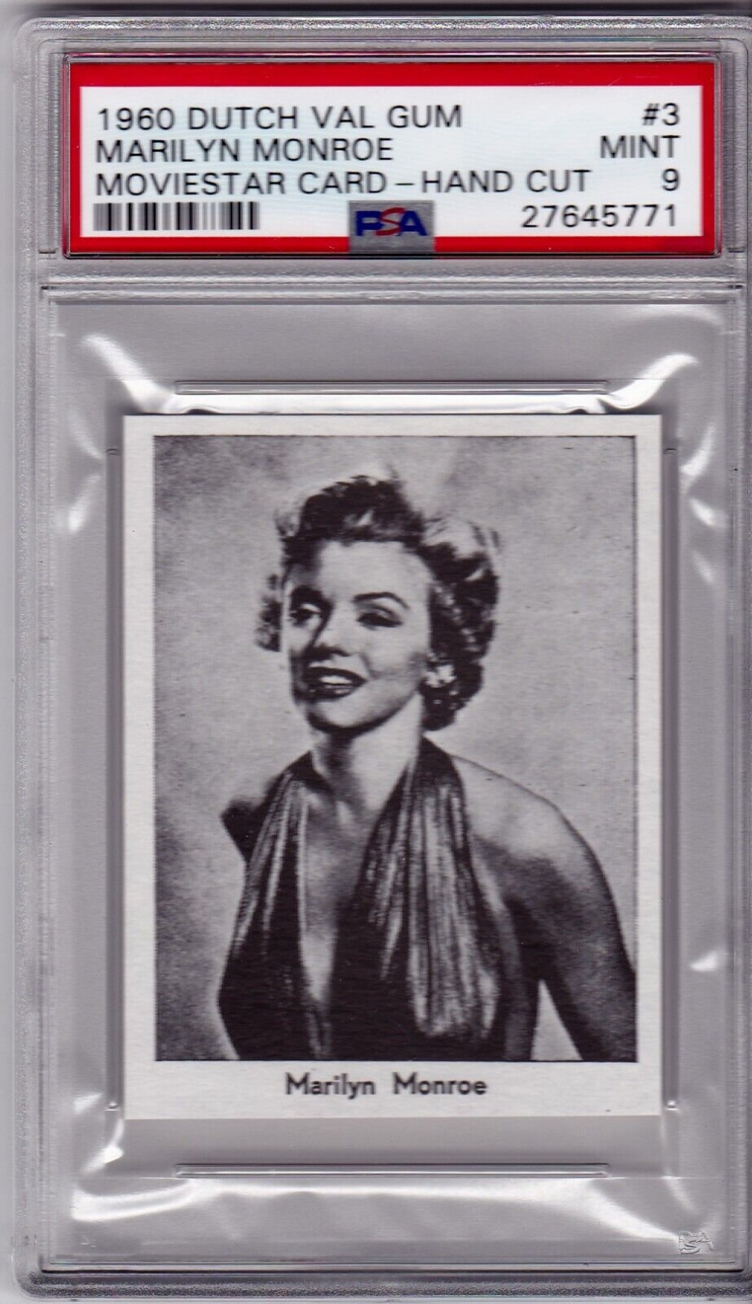 1956 NMMM Marilyn Monroe 5 of Hearts Playing Card (PSA 10)