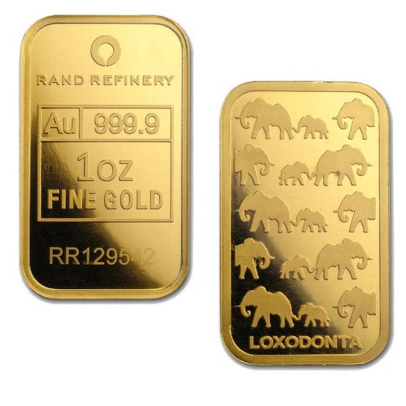 1 oz Gold Bar Rand Refinery (New in Assay)