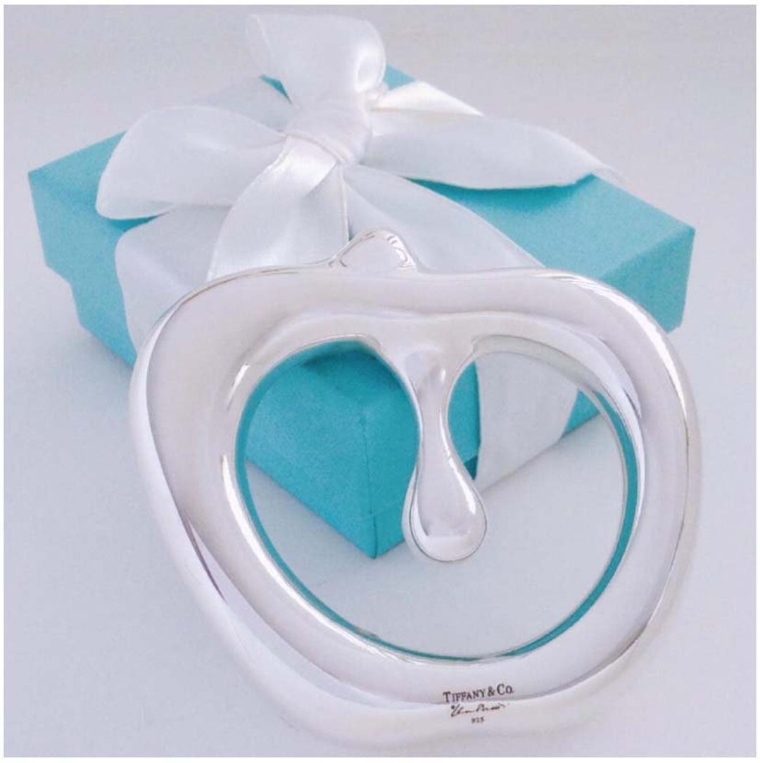 Tiffany Sterling Silver HUGE Elsa Peretti APPLE Baby Rattle Etsy