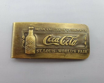 1904 Tiffany Studios St Louis World Fair Brass Coca Cola Money