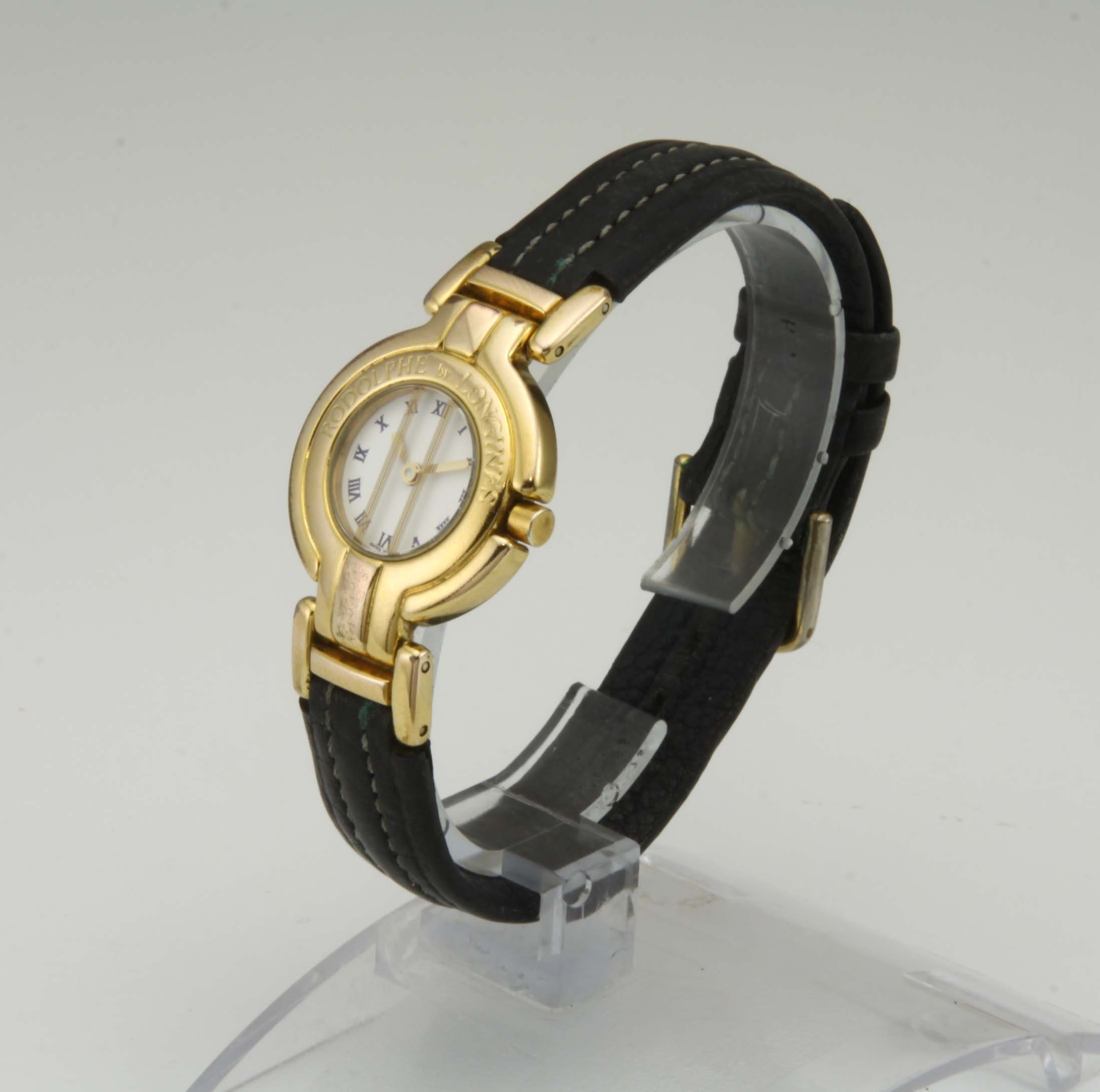 LONGINES RODOPHE レディース時計 LONGINES ロンジン 時計 ロドルフ レディース 緑 白文字盤