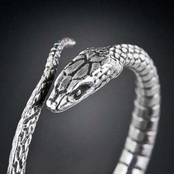 Rare Tiffany Sterling Silver Snake Scarf Ring Viper Serpent