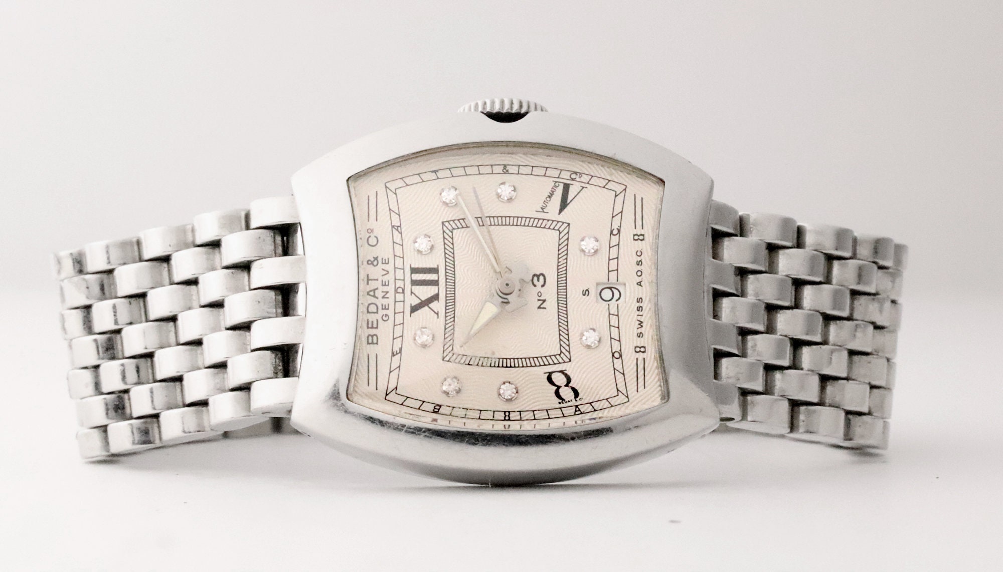 Woman's Stainless Steel BEDAT & Co 314 SWISS Automatic Calendar