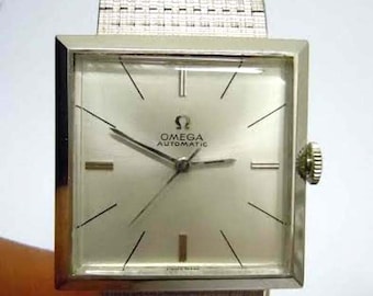Omega Square Watch - Etsy
