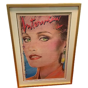 ANDY WARHOL (American 1928-1987) &quot;Interview Magazine&quot;: 1979, Signed, Autograph Signature with COA from Jsa (James Spence Authentication)