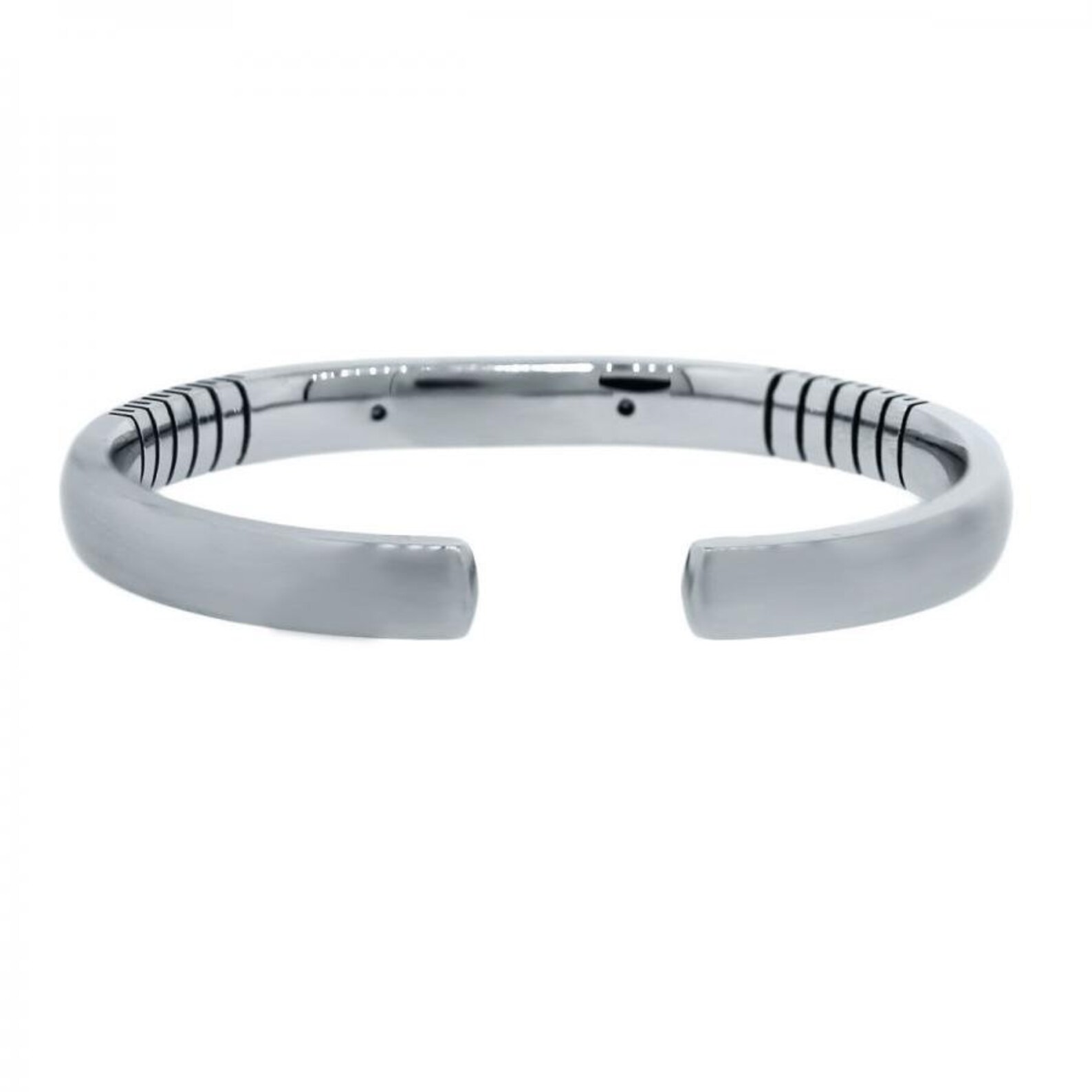 David Yurman Titanium Sterling Silver Cuff Bracelet With Pouch Etsy