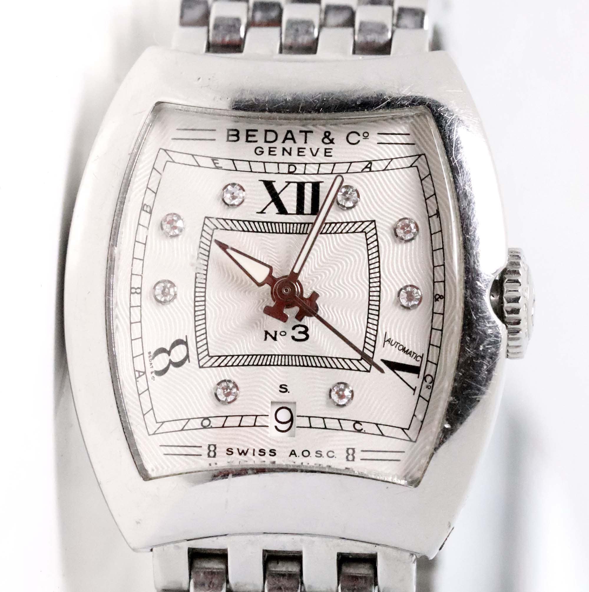 Woman's Stainless Steel BEDAT & Co 314 SWISS Automatic Calendar