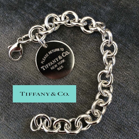 tiffany round tag bracelet