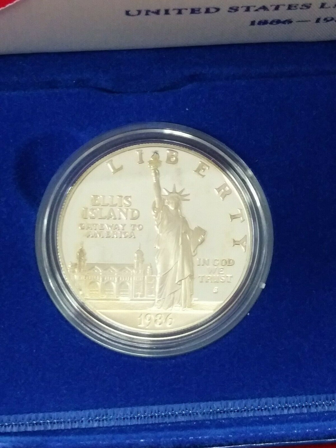 1986 us liberty coins us silver dollar and half dollar