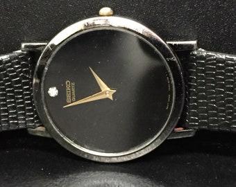時計 SEIKO The Blackdiamond Collection Have u ever seen a Seiko like this? 🤯🤯 Seiko black diamond