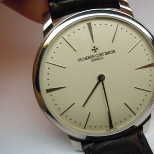 Men&#39;s Vacheron & Constantin 18K White Gold Patrimony 81180 Wristwatch