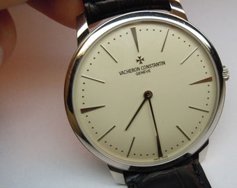 Men's Vacheron & Constantin 18K White Gold Patrimony 81180 Wristwatch