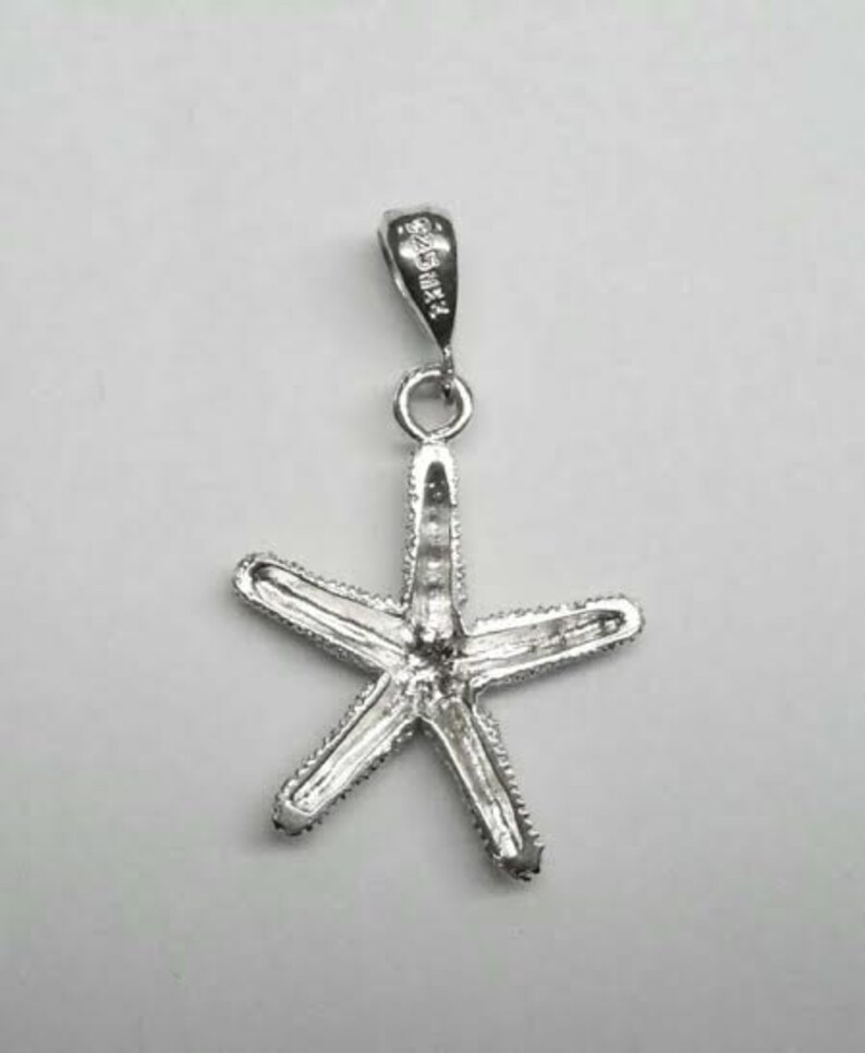 Vintage Sterling Silver Starfish Pendant Charm - Etsy