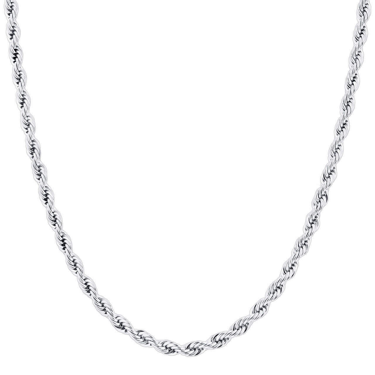 Planetys Catenina Per Bambini Argento 925 Rodiato | Modello Singapore | Larghezza 1mm | Lunghezze 32-40 Cm - 2