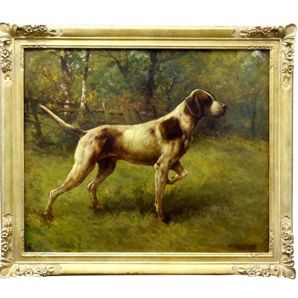 Hunting Dog Painting - Etsy